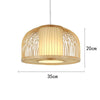 Creative Round Lobby Style Bamboo Chandelier - Bamboo Chandelier - Chandelier - Natural Chandelier - Wood Chandelier