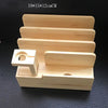 Handmade Bamboo Multifunctional - Smart Phone Charging Rack - Living - Natural Office - Office - Wooden iPhone Holder - Wooden Mobile Holder