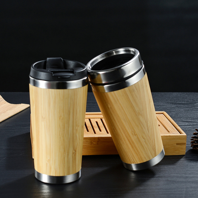 Versatile Bamboo Coffee Cup - Perfect for Home. Office & On-The-Go