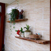 Solid Wood Shelf Wall Hanging Flower Shelf Partition Shelf Shelf