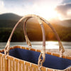 Pastoral Portable Eco-Friendly Shopping Bamboo Basket cum Bag