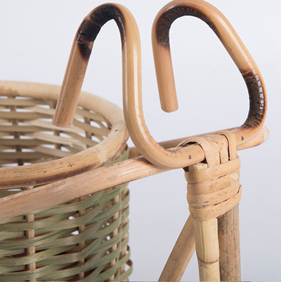Fine Weaved Decorative Bamboo Fruit Basket