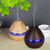 USB Wood Grain Humidifier Aroma Diffuser With Two Buttons