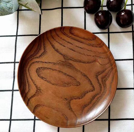 Japanese and Korean Style Premium Solid Wood Dish
