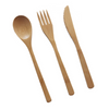 Japanese Style Bamboo Cutlery Set - Knife Fork Spoon