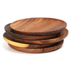 Creative Acacia Wood Saucer / Coffee Tray