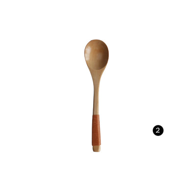 Japanese Style Wood Cutlery - Knife Fork Spoon