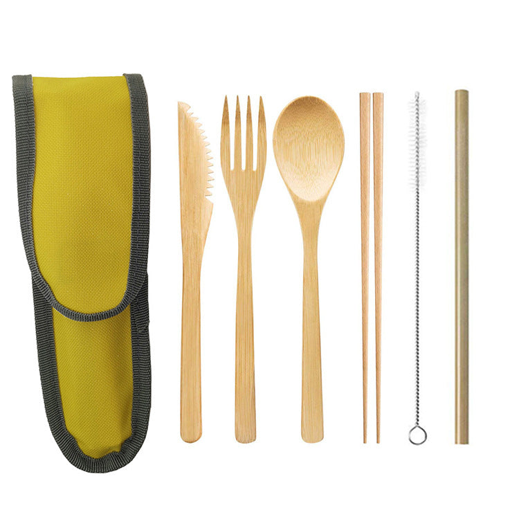 Reusable Utensils with Case, Travel Portable Fork Spoon Chopsticks