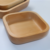 Japanese Style Solid Rubber Wood Square Plate