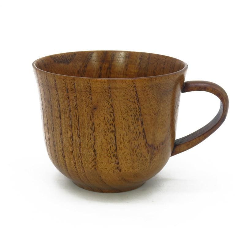 Handmade Solid Wood - Coffee/Milk/Tea Cup with Handle - Dining - Kitchen - Wood Coffee Cup - Wood Cup - Wood Kitchenware
