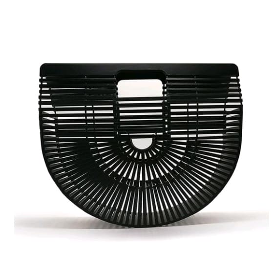 Trendy Bamboo Clamshell Holiday Bag - Bag - Bamboo Bag - Fashion - Hand Bags - Wood Fashion