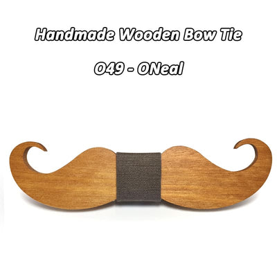 Trendy Wood Beard Bow Tie - Fashion - Jewel - Wood Fashion - Wood Tie