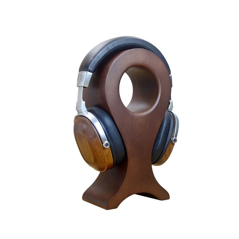 Stylish Solid Wood Headset Display Stand - Living - Natural Office - Office - Wooden Headphone Display - Wooden Headphone Stand