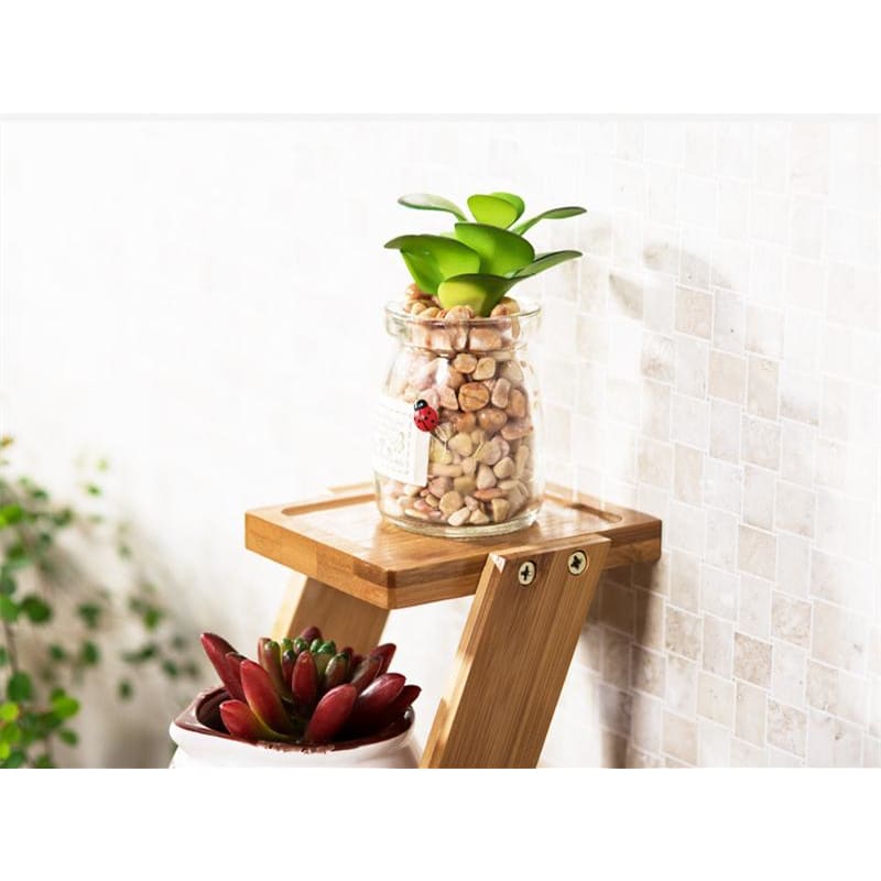 succulent plant stand Solid Wood Succulent Living Room Flower Pot Stand