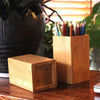 Bamboo Pen / Chopstick Holder - Kitchen - Living - Natural Office - Office - Wooden Chopstick Holder