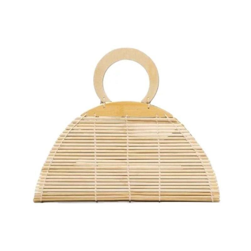 Stylish Bamboo Hand Woven Clutch Handbag - Bag - Bamboo Bag - Fashion - Hand Bags - Wood Fashion