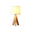 Modern Japanese Solid Wood Tripod Table Lamp - Bamboo Lamp - Lamp - Natural Lamp - Wood Lamp