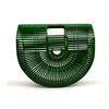 Trendy Bamboo Clamshell Holiday Bag - Bag - Bamboo Bag - Fashion - Hand Bags - Wood Fashion