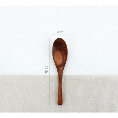 Japanese Style Solid Wood - Spoon / Dessert Spoon / Jam Knife - Dining - Kitchen - Wood Kitchenware - Wood Knife - Wood Spatula
