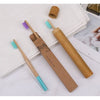 Bamboo Toothbrush with easy Round Handle - Sets - Bamboo Toothbrush - Natural Toothbrush - Personal
